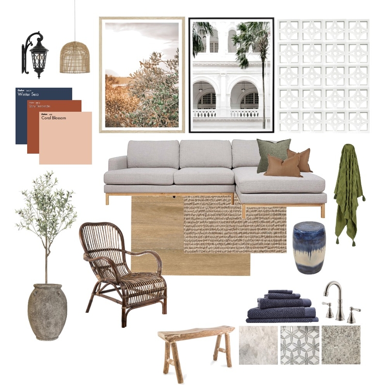 Mediterranean Mood Board by Vanessa Alex Interiors on Style Sourcebook