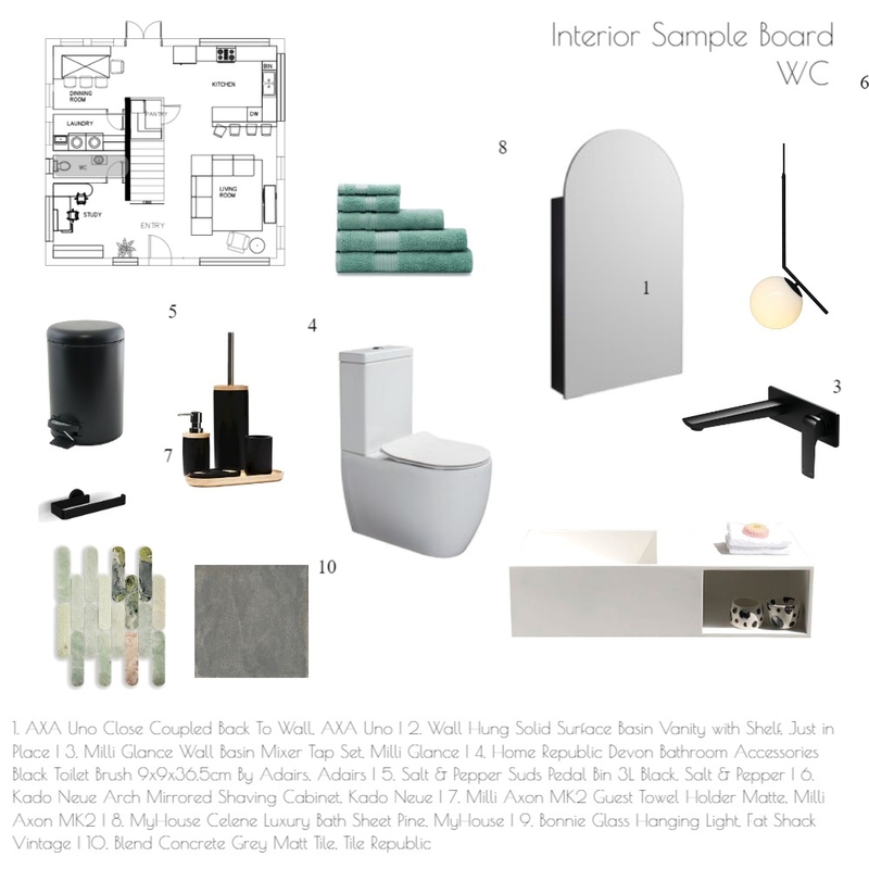 Wc Sample Board Mood Board by paty_eoli on Style Sourcebook