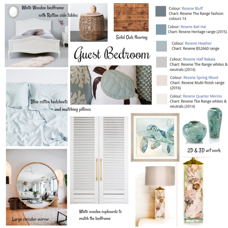 coastal bedroom Mood Board by Keshiaadele on Style Sourcebook