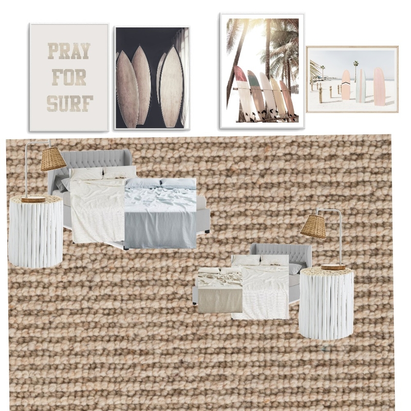 Surf bedroom Mood Board by Wivi on Style Sourcebook