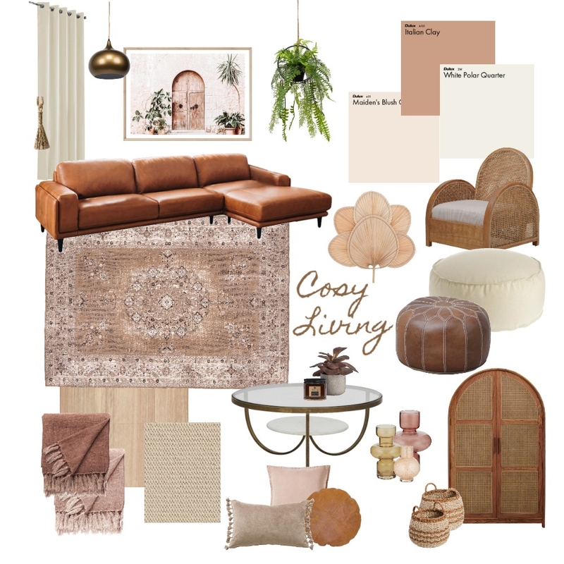 Cosy Living Mood Board by Bahu on Style Sourcebook