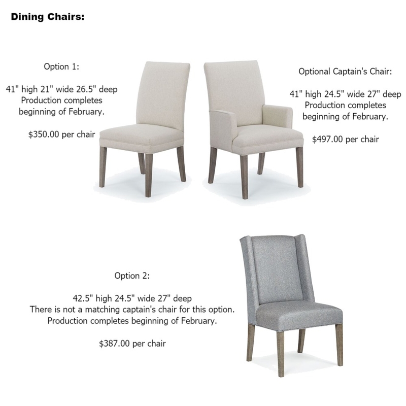 Katy Wheeler dining chairs 1 Mood Board by Intelligent Designs on Style Sourcebook