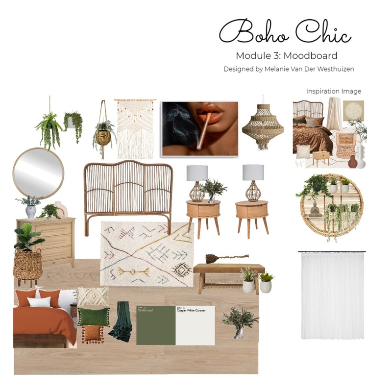Boho Chic Mood Board by Melanie Van Der Westhuizen on Style Sourcebook
