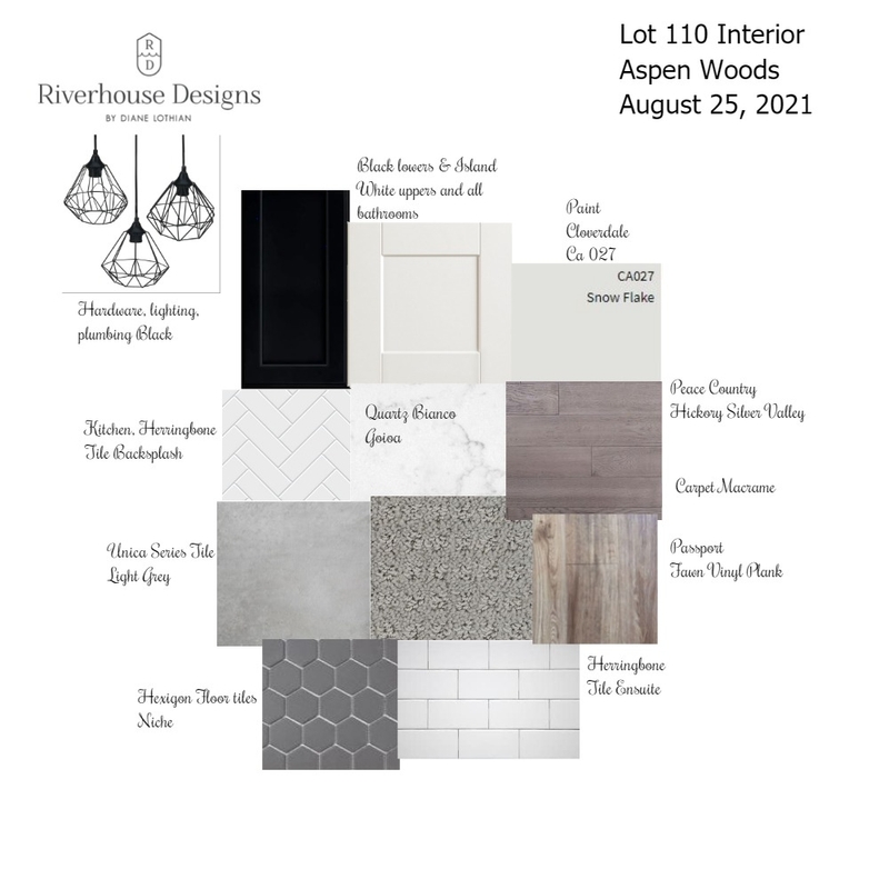 lot 110 Interior Mood Board by Riverhouse Designs on Style Sourcebook