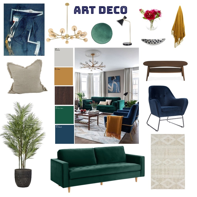 Art Deco Mood Board by V on Style Sourcebook
