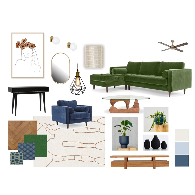 Living Area Sample Board Mood Board by Anna on Style Sourcebook