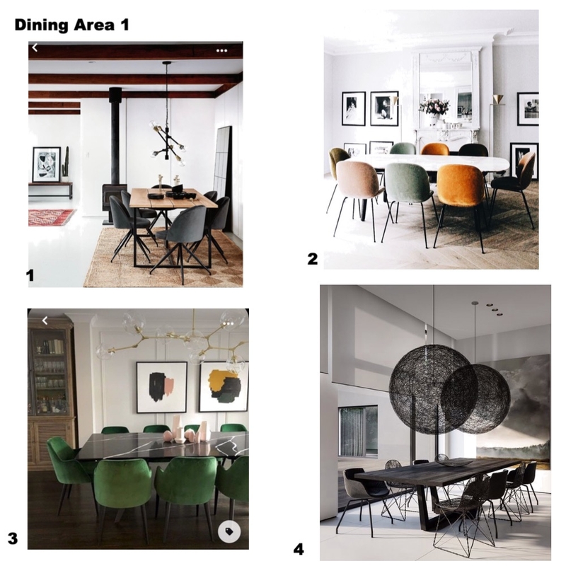 Dining Area 1 Mood Board by Wildflower Property Styling on Style Sourcebook