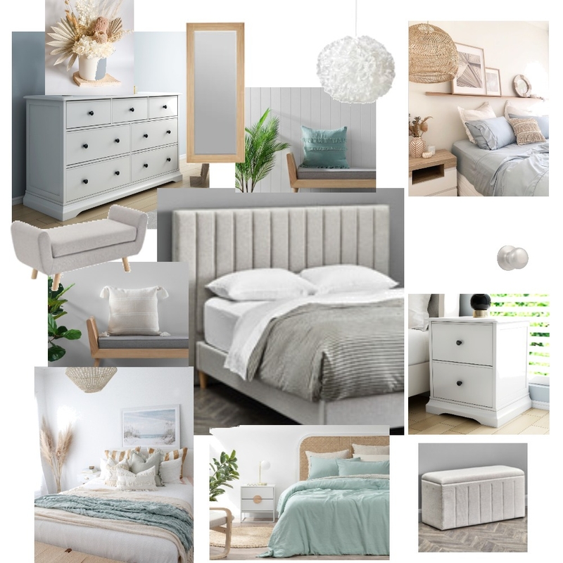 Main Bedroom - Modern Coastal Mood Board by MK Property Styling on Style Sourcebook