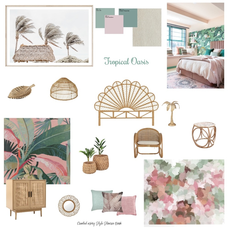 Tropical Oasis Mood Board by Ruth Fisher on Style Sourcebook