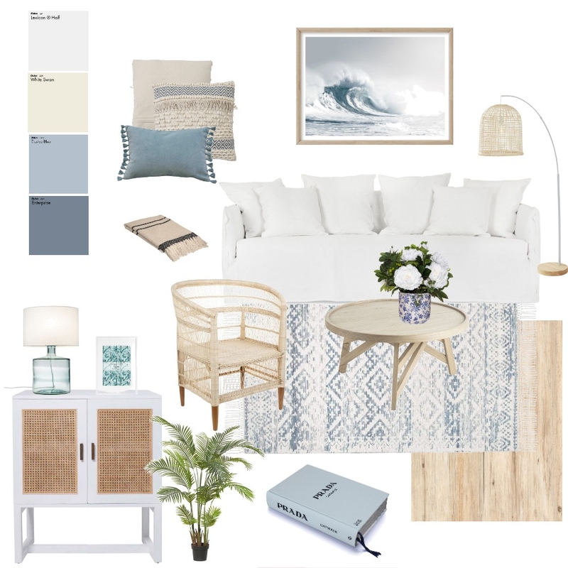 Coastal Chic Mood Board by Interiors By Zai on Style Sourcebook