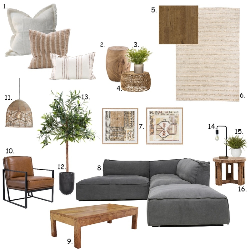 Living Room Mood Board by Kayla Blom on Style Sourcebook