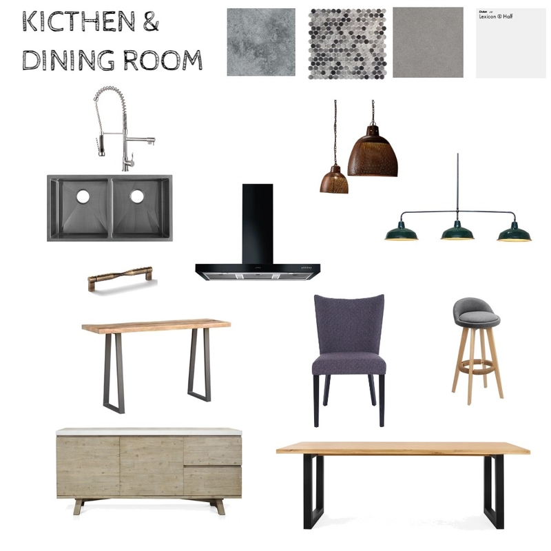 iNDUSTRIAL - KITCHEN & DINING Mood Board by Bilon on Style Sourcebook