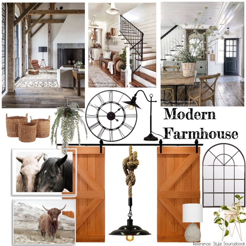 Modern Farmhouse Mood Board by Shannonlauradye on Style Sourcebook