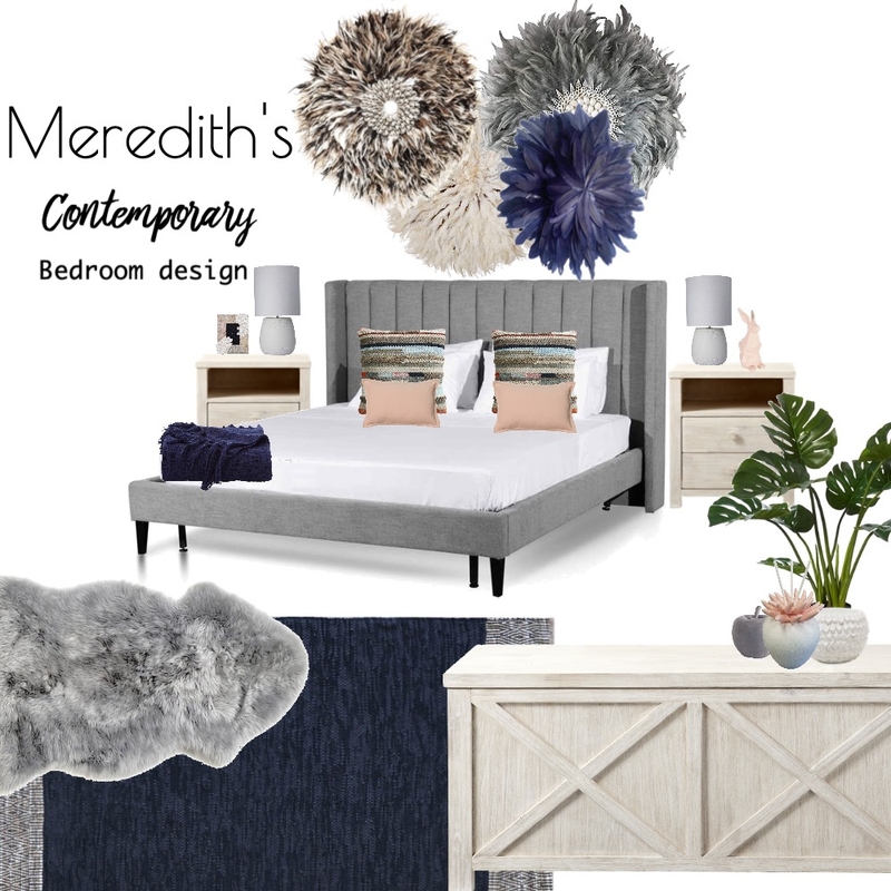 Meredith's Contemporary bedroom Mood Board by Dalma on Style Sourcebook