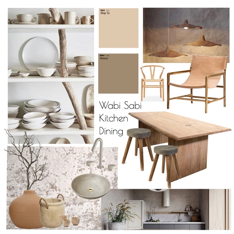 Module 3 - Wabi Sabi Mood Board by GStrange on Style Sourcebook