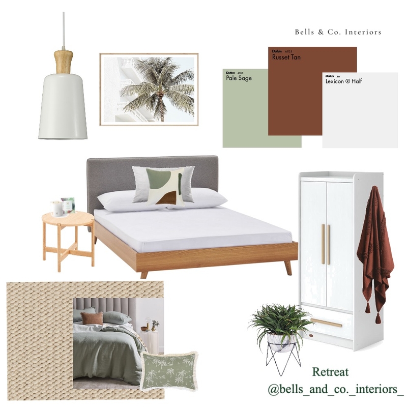 Retreat Mood Board by Bells & Co. Interiors on Style Sourcebook