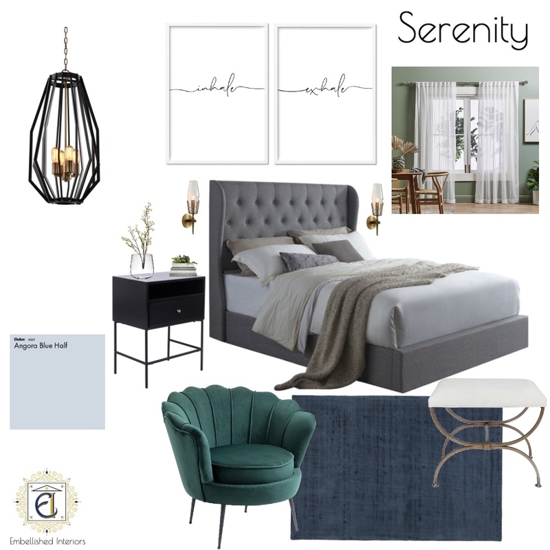 Serenity - Bedroom Mood Board by Embellished Interiors on Style Sourcebook