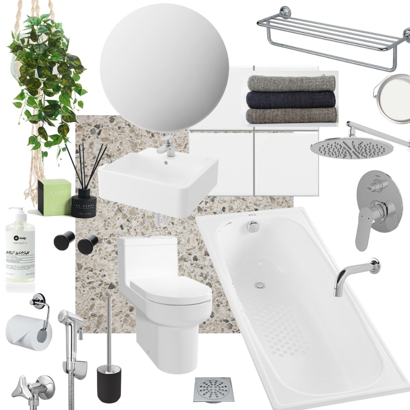 DH - Ensuite Mood Board by KUTATA Interior Styling on Style Sourcebook