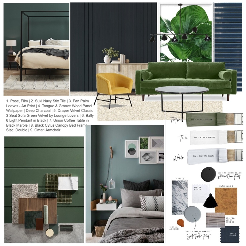 green mood Mood Board by nawin on Style Sourcebook