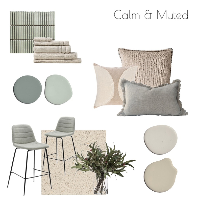 Calm & Muted Mood Board by 2 Souls Interiors on Style Sourcebook