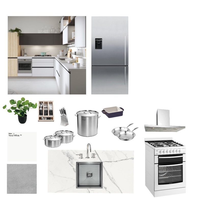 Service Kitchen - Grayscale Mood Board by sulo.creatives on Style Sourcebook