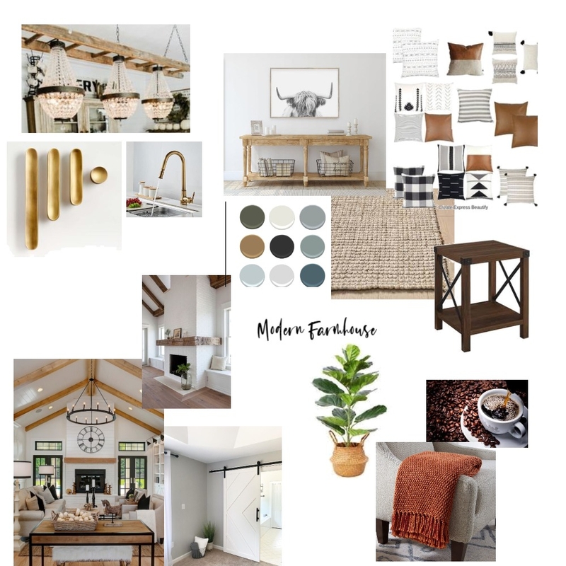 Modern Farmhouse - Assignment 3 Mood Board by kelseyscheibel on Style Sourcebook