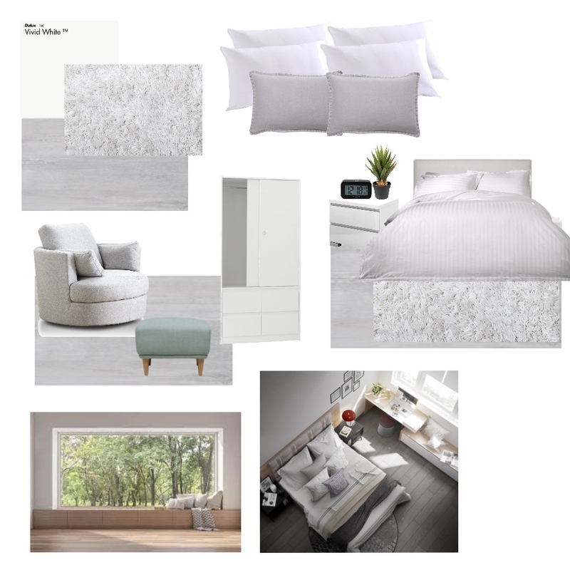 Guest Bedroom - Grayscale Mood Board by sulo.creatives on Style Sourcebook
