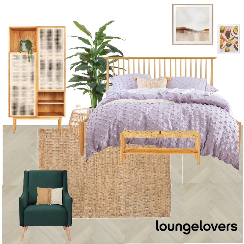 Rattan Vibes Bedroom Mood Board by Lounge Lovers on Style Sourcebook