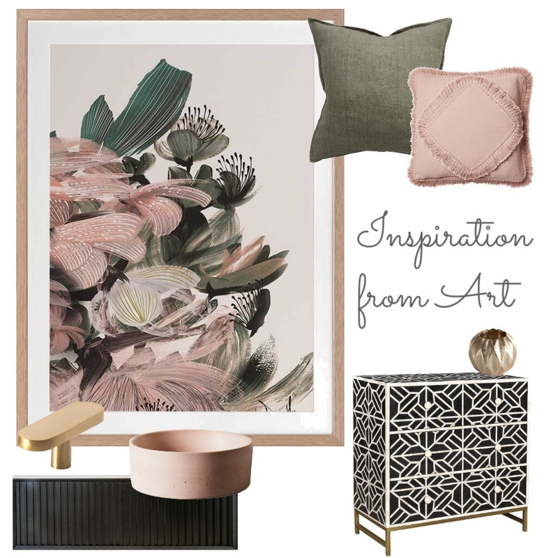 Inspiration from Artwork Mood Board by 2 Souls Interiors on Style Sourcebook