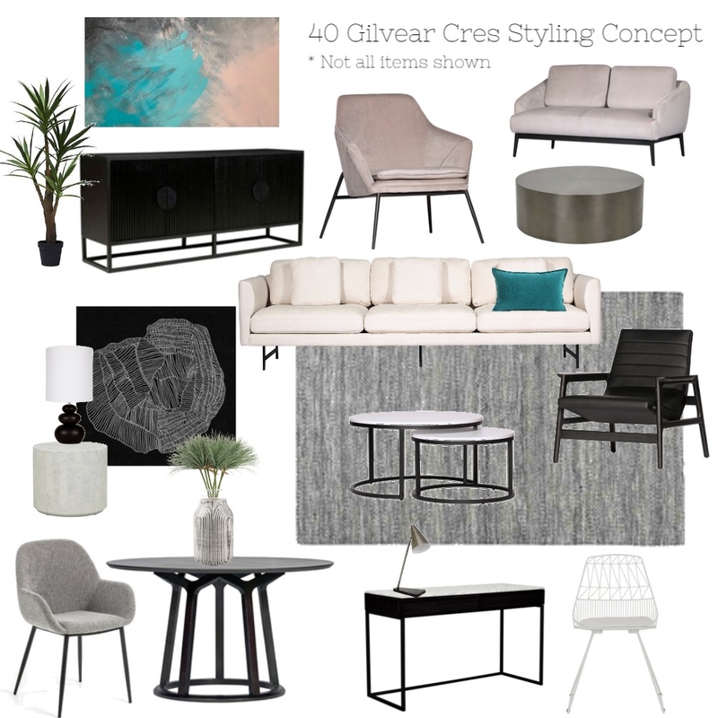 Style to sell - Gilvear cres project Mood Board by The Ginger Stylist on Style Sourcebook