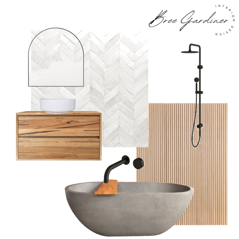 Abby Bathroom Mood Board by Bree Gardiner Interiors on Style Sourcebook