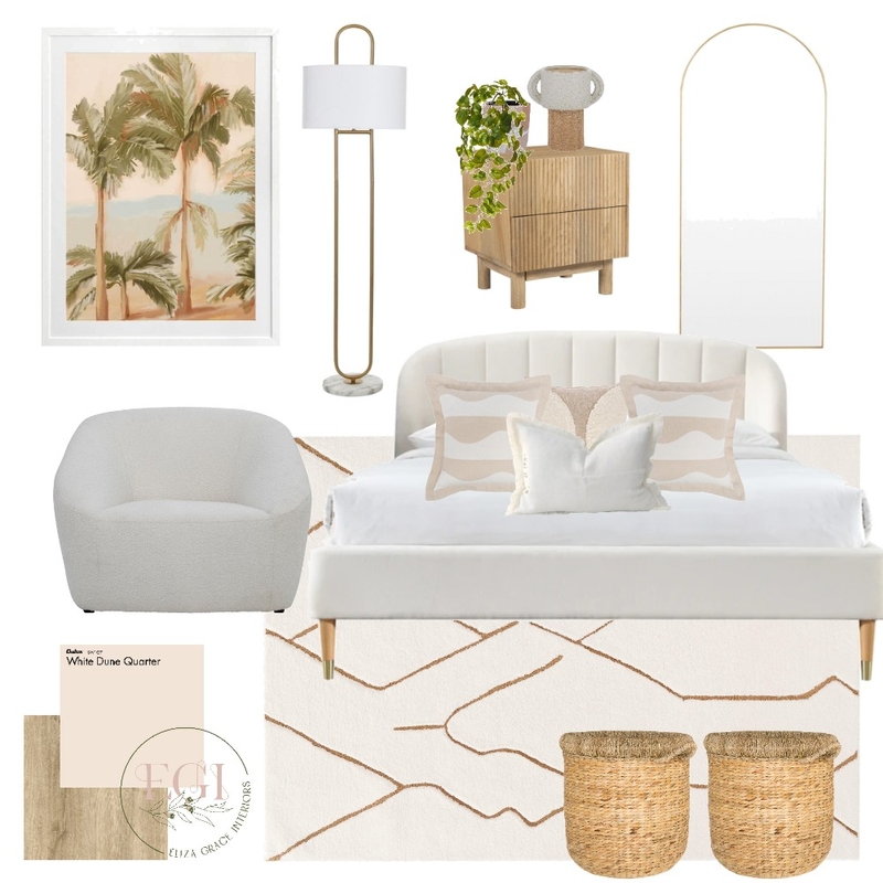 Clay Bedroom Mood Board by Eliza Grace Interiors on Style Sourcebook