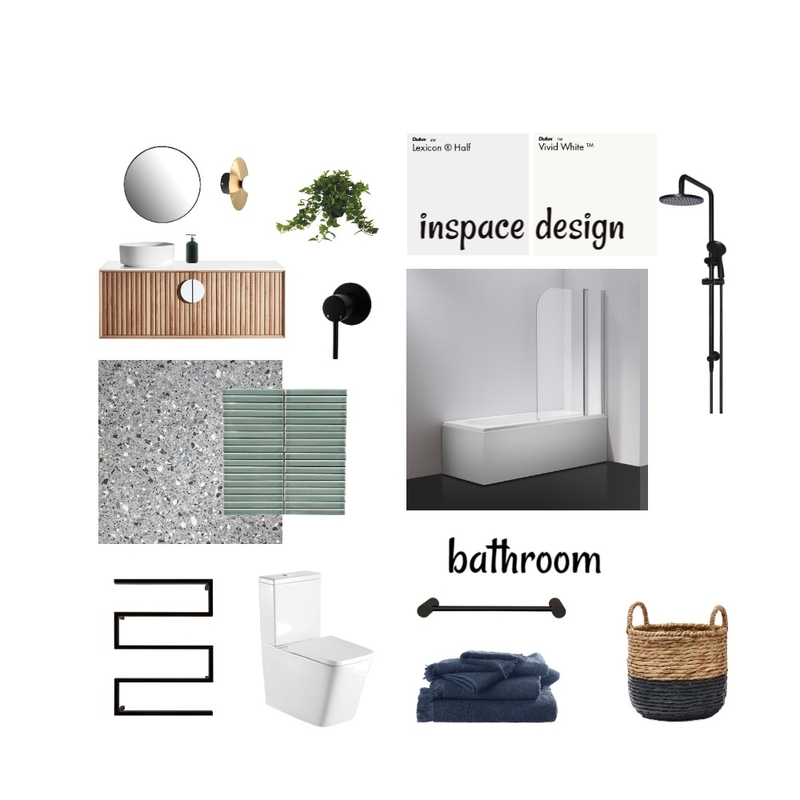 Bathroom Mood Board by Inspace Design on Style Sourcebook