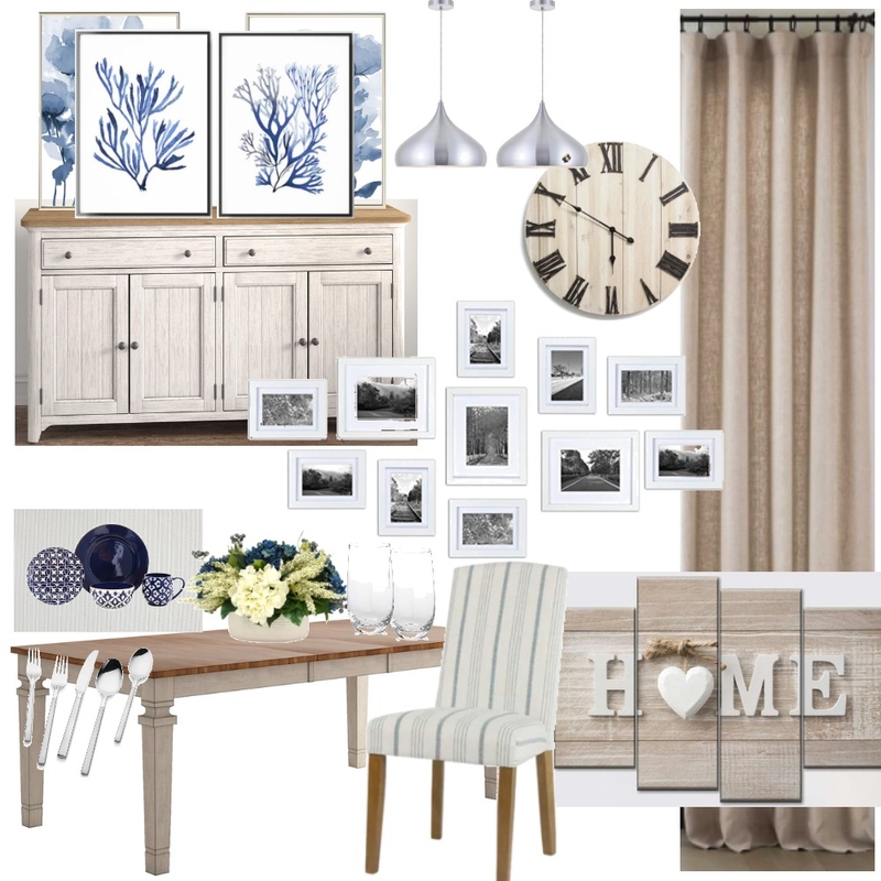 Module 9 - Dining Room Mood Board by Sarah on Style Sourcebook