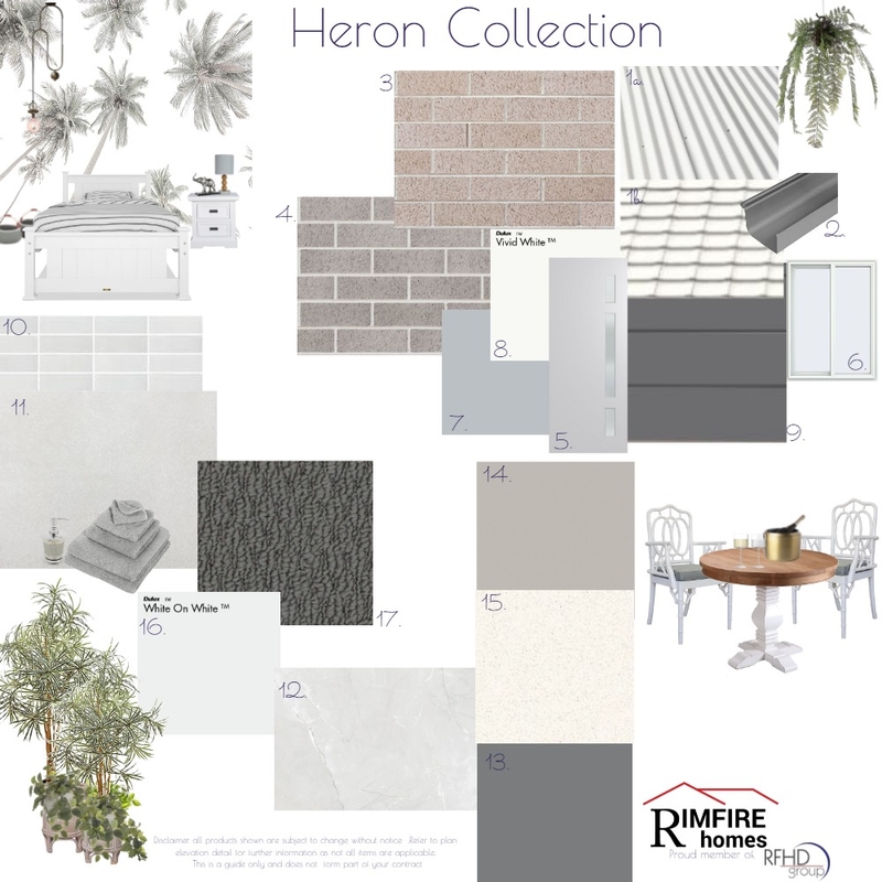 Heron Collection NO Legend Mood Board by Genene on Style Sourcebook