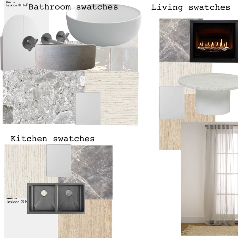 Cochrane st material swatches Mood Board by Lashmore on Style Sourcebook