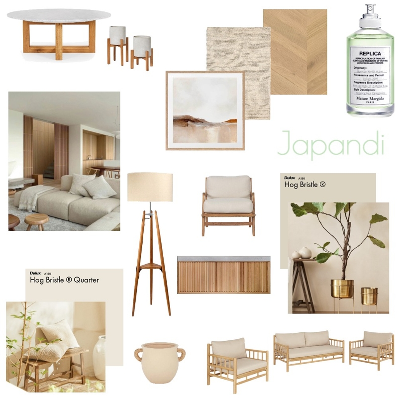 Japandi Mood Board by jessicaugo on Style Sourcebook