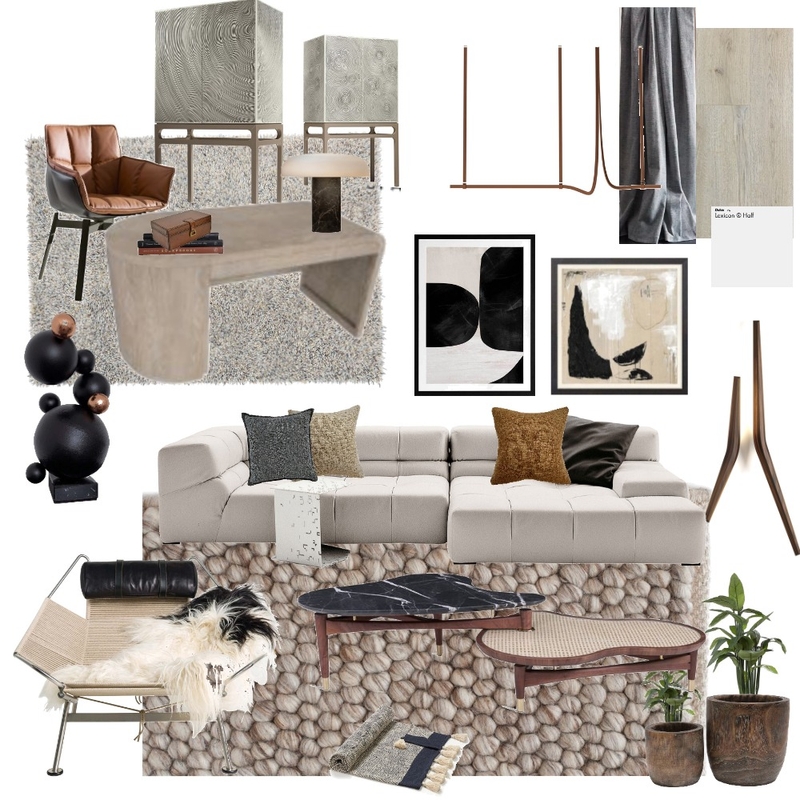 study/guesr room sample board Mood Board by Melina Sternberg on Style Sourcebook