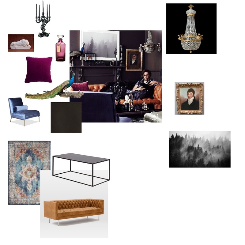 Contemporary Gothic Mood Board by Anchi1975 on Style Sourcebook