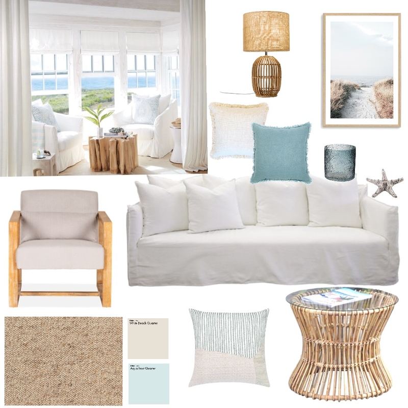 Turqoase coastal by Daniela Mood Board by Danielahomedesign on Style Sourcebook