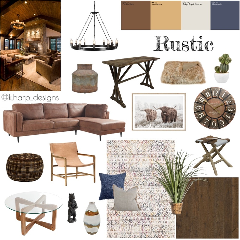 Rustic Mood Board by kaitharper on Style Sourcebook