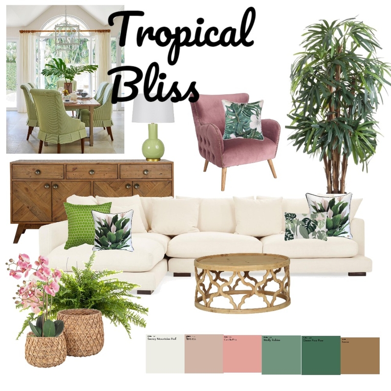 Tropical Plain Mood Board by Debbie Anne on Style Sourcebook