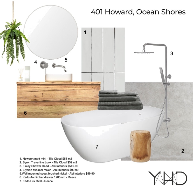 401- Howard, Ocean Shores Mood Board by Your Home Designs on Style Sourcebook