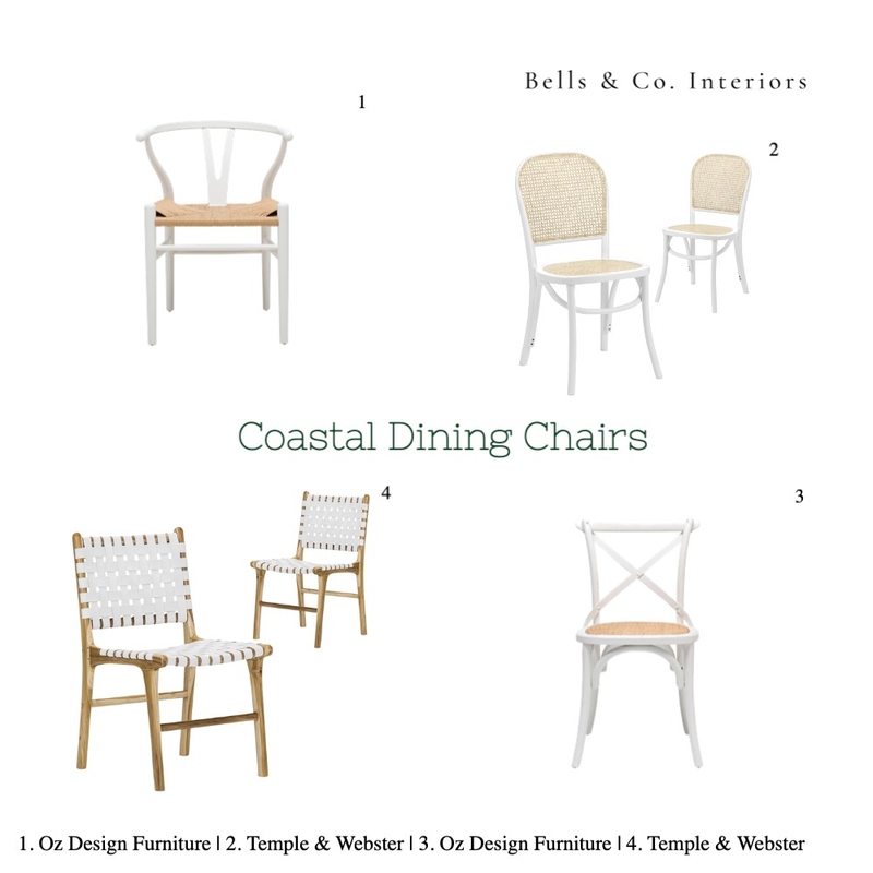 Dining Chairs Mood Board by Bells & Co. Interiors on Style Sourcebook