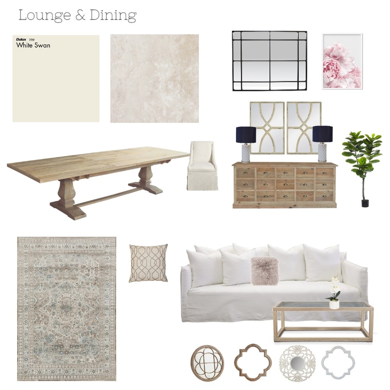 Lounge & Dining Mood Board by NikkiMaree on Style Sourcebook