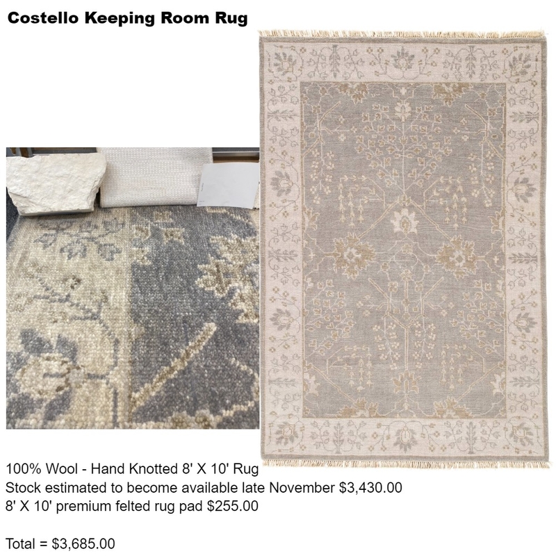 costello keeping room rug Mood Board by Intelligent Designs on Style Sourcebook