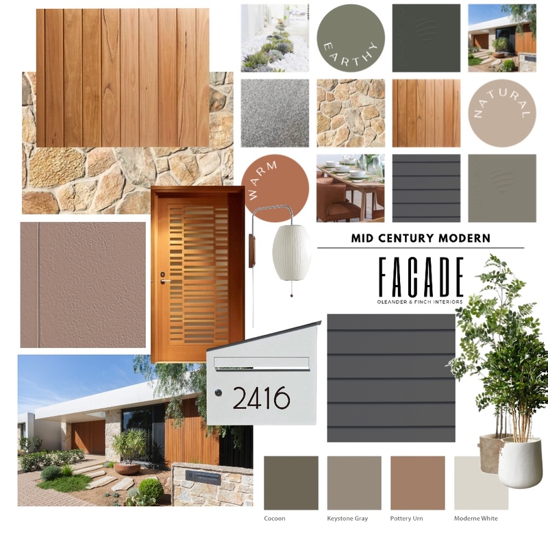 MCM Mood Board by Oleander & Finch Interiors on Style Sourcebook