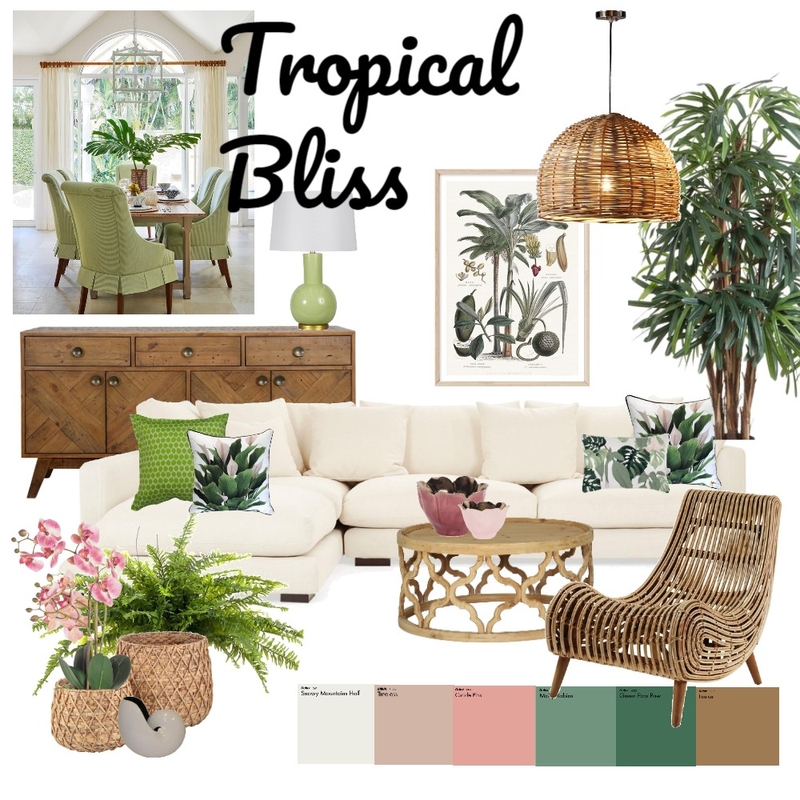 Tropical Casual Mood Board by Debbie Anne on Style Sourcebook