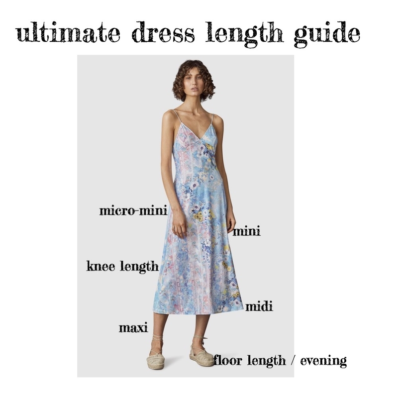 ultimate dress length guide Mood Board by FionaGatto on Style Sourcebook