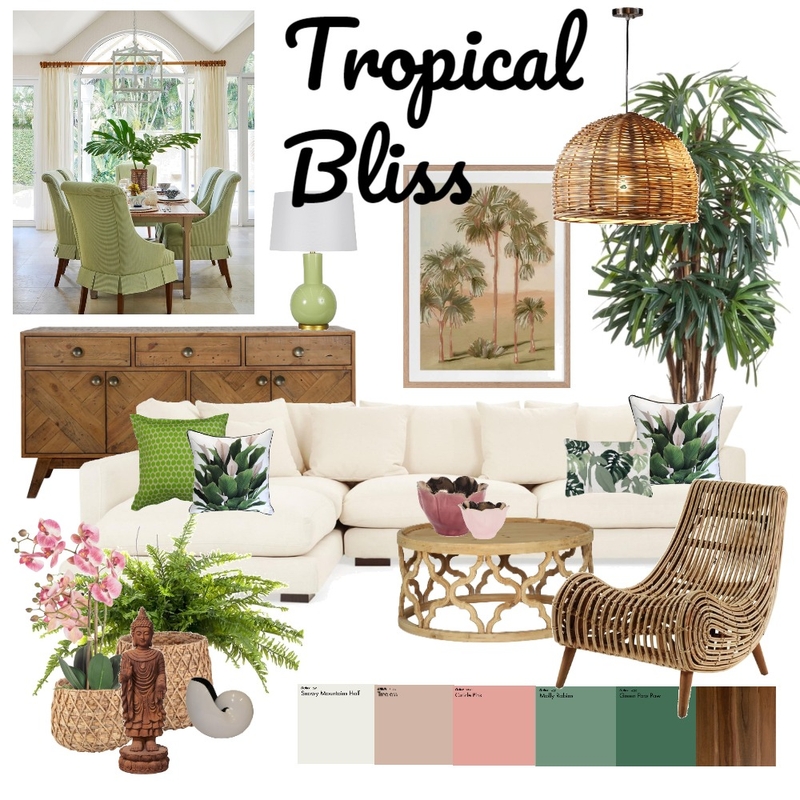 Tropical Casual Bliss Mood Board by Debbie Anne on Style Sourcebook